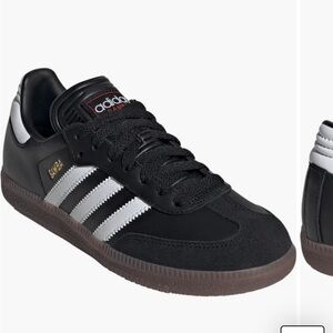 Adidas Black and White Classic Sneakers 4.5